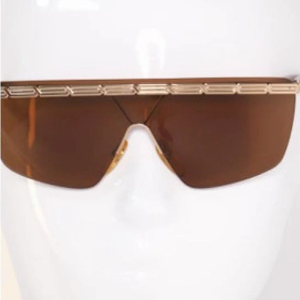 Nazareno Gabrielli Elegant Mask Vintage Luxury Sunglasses